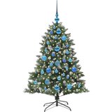 vidaXL Umestno božično drevo med 150 LED Zelena 85 x 85 x 120 cm | Shoptok.si
