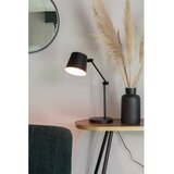 White Label Črna namizna svetilka s kovinskim senčilom (višina 60 cm) Hajo – | Shoptok.si