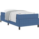  Konstrukcija postelje Modra 90 x 190 cm Mikrovlaknena tkanina, (5000128233) | Shoptok.si