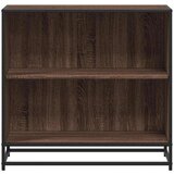 vidaXL Knjižna omara rjavi hrast 80x35x76 cm inženirski les | Shoptok.si