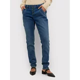Cream Jeans hlače CRSandy 10610602 Modra Curvy Fit