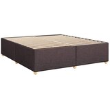  Boxspring krevet s madracem Tamno smeđa 200 x 200 cm Tkanina - Tamno smeđa 200 x 200 cm Dizajn linija | shoptok.hr