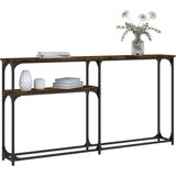  Konzolni stol boja hrasta 145 x 22 5 x 75 cm konstruirano drvo | shoptok.hr