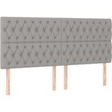  Za krevet s uzglavljem svjetlosivi 180x200 cm od tkanine | shoptok.hr