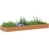  Povišena vrtna gredica 390 x 100 x 36 cm Cinkani čelik | Eponuda.com