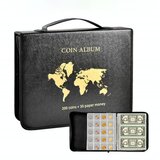 INF Komplet albumov za zbiranje kovancev - črn, (22104960) | Shoptok.si