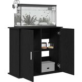 Stalak za akvarij crni hrast 81x36x73 cm Konstruirano drvo | shoptok.hr