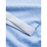 Ombre Men's LOOSE FIT melange fabric shorts - light blue | Shoptok.si