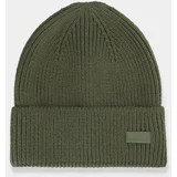 Kesi Men's winter hat with 4F khaki logo