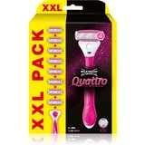 Wilkinson Sword Quattro for Women Aloe & Vit. E nadomestne britvice | Shoptok.si