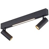 SCHÖNER WOHNEN 11793-18 - LED spot svetlo DANTE 2xGU10/10W+LED/7,2W crna | Eponuda.com