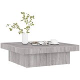  Stolić za kavu boja sivog hrasta 90x90x28 cm konstruirano drvo | shoptok.hr