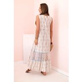 Kesi Włoski Women's cotton cape with embroidery denim | shoptok.hr