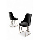 Hanah home set stolica (6 delova) puva black chrome | Eponuda.com
