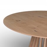 Bessagi Home Jedilna Miza Ennio, Ø 120cm, Barva Hrasta | Shoptok.si