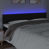  Uzglavlje crno 180 x 5 x 78/88 cm od umjetne kože | shoptok.hr
