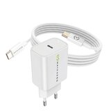Oem Mayaxess, Omrežni polnilnik za Galaxy S20 Plus 20W + 1m USB-C kabel, Bela, (5000275837) | Shoptok.si