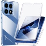 AVIZAR Popolno ohišje za Xiaomi 14T iz silikona, popolna zaščita hrbtne strani in zaslona, Prozorno, (5000190638) | Shoptok.si