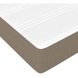  Madrac s džepičastim oprugama srednje tvrdoće smeđesivi 120x190x20cm od tkanine | shoptok.hr