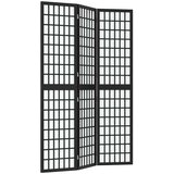  Sklopiva sobna pregrada 3 panela japanski stil 120x170 cm crna | Eponuda.com