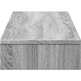 vidaXL Stojalo za zaslon siva sonoma 100x27x10 cm inženirski les | Shoptok.si