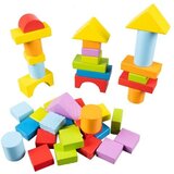 Kruzzel drvene kocke 100 kom u kanti sa sorterom | shoptok.hr