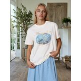Sinsay Pamučna majica s printom | shoptok.hr