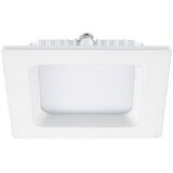 Greentech LED ugradbena svjetiljka (6 W, Topla bijela, Bijela, D x Š x V: 115 x 115 x 28 mm) u