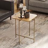 Hanah home Klub sto Shb 46x56x46cm Zlatno-Bež | Eponuda.ba