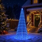  LED božićno drvce 470 cm 1504 LED lampica Čelik | shoptok.hr