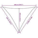  Jedro za zaštitu od sunca 160 g/m² svjetlozeleno 5x5x6 m HDPE | shoptok.hr