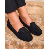 Resti Black women's moccasins with zircons Bretika - Footwear | shoptok.hr
