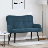  Kauč za dvoje Plava 115 x 61 x 87 cm Baršun | shoptok.hr