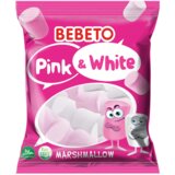 Bebeto gumene bombone marshmallow pink&white 60g Cene