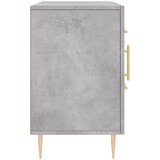  Komoda siva boja betona 100x36x60 cm od konstruiranog drva | shoptok.hr