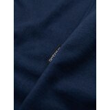 Ombre Men's BASIC classic cotton T-shirt with a v-neck - navy blue | shoptok.hr