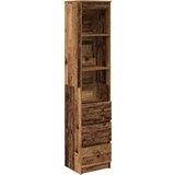 vidaXL Visoka omara starinski les 37,5x35x180 cm inženirski les | Shoptok.si