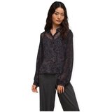 Only Topi & Bluze Star Peninna Shirt - Chocolate Plum/Shadow Lea Kostanjeva Cene