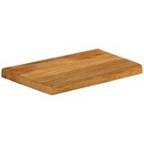 Stolna ploča 50x40x2,5 cm od masivnog drva manga sa živim rubom | shoptok.hr