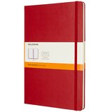 Moleskine Beležnica XL trde platnice, škrlatno rdeča - črtni Cene