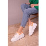 Soho White-Orange Glitter Women's Sneakers 17947 | shoptok.hr