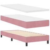  Krevet s opruga kutije Ružičasta 200 x 80 cm Baršun | shoptok.hr