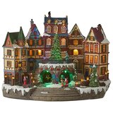  LED božićno selo (Raznobojno, 41,5 x 25 x 31,5 cm, Mrežni pogon) | shoptok.hr
