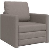 vidaXL Tlačna postelja 2-v-1 Taupe 74x77x81 cm Tkanina u