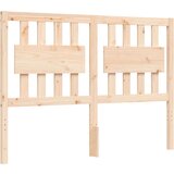 Okvir kreveta s uzglavljem 140 x 190 cm od masivnog drva | shoptok.hr