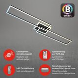 BRILONER 3538-015 - led prigušiva luster frame 2xLED/20W/230V wi-fi tuya + daljinski upravljač | Eponuda.com