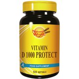 Natural Wealth vitamin D-1000 protect, 50 tableta cene