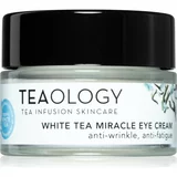 Teaology Anti-Age White Tea Miracle Eye Cream krema za korekciju podočnjaka i bora oko očiju 15 ml