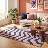 ESTE Modra/rožnata preproga 160x230 cm Aurora &amp;ndash; Slike