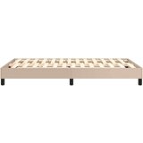  Kreveta s oprugama boja cappuccina 120x200cm umjetna koža | shoptok.hr